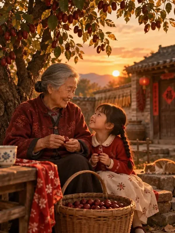 枣乡的月光（家庭温情类温情短剧封面，来自短剧魔改剧在线）